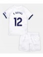 Tottenham Hotspur Emerson Royal #12 Domácí dres pro děti 2023-24 Krátký Rukáv (+ trenýrky)